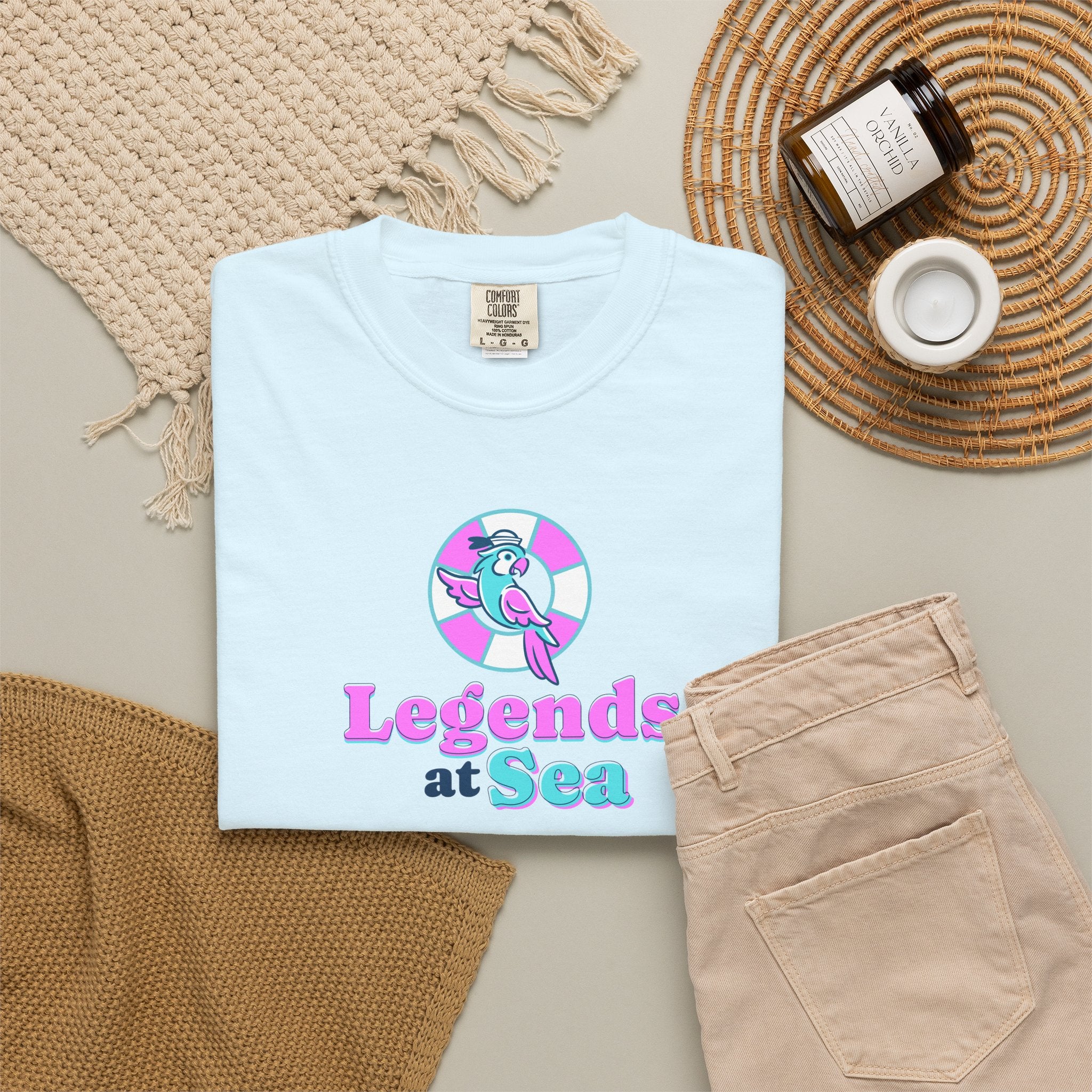 Legends at Sea T-Shirt — Retro Beach Graphic Tee