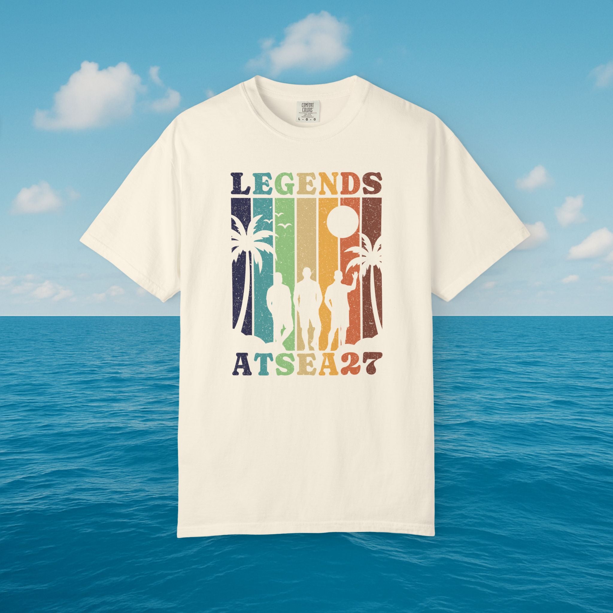 Legends at Sea Retro Sunset Trio T-Shirt