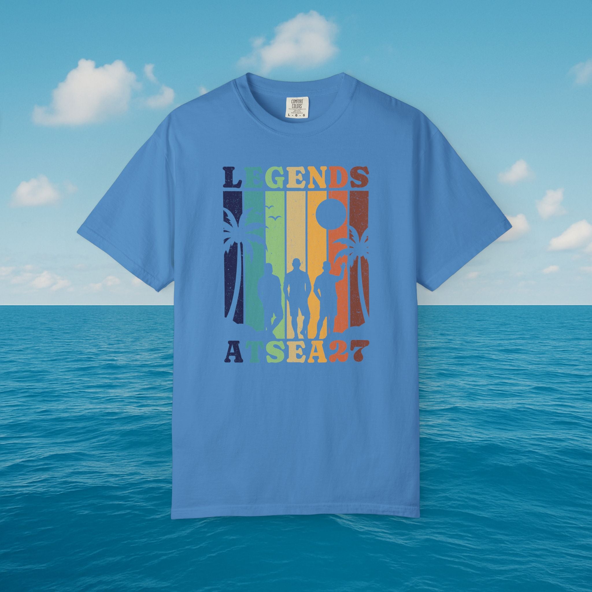 Legends at Sea Retro Sunset Trio T-Shirt
