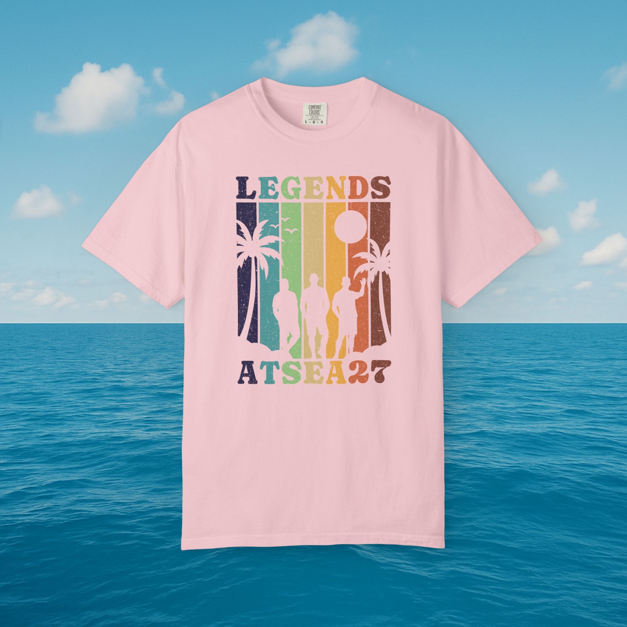 Legends at Sea Retro Sunset Trio T-Shirt
