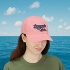 Legends at Sea Retro Script Embroidered Cotton Cap
