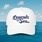 Legends at Sea Retro Script Embroidered Cotton Cap