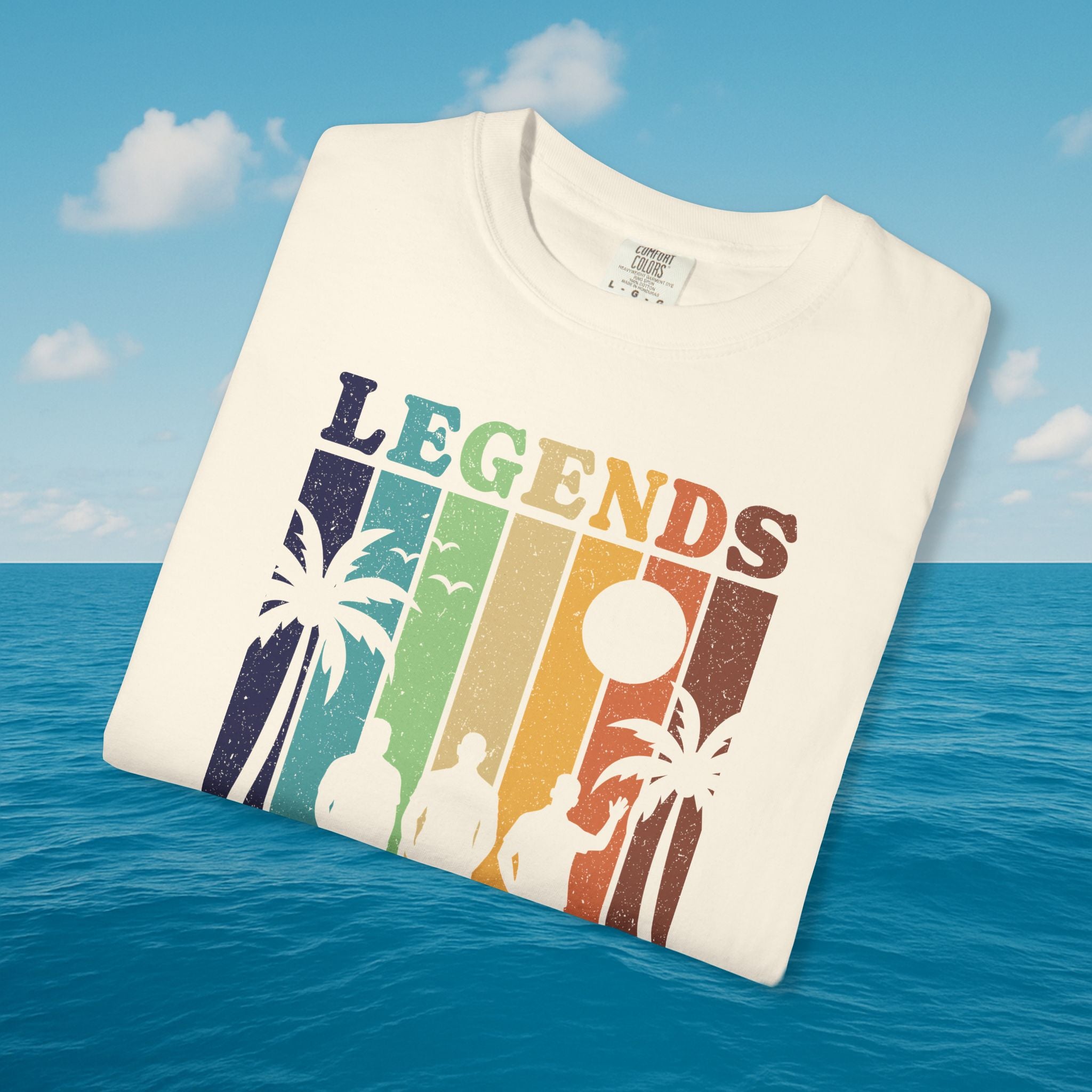 Legends at Sea Retro Sunset Trio T-Shirt