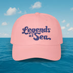 Legends at Sea Retro Script Embroidered Cotton Cap