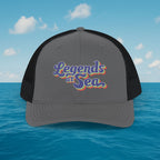 Legends at Sea Embroidered Snapback Trucker Hat