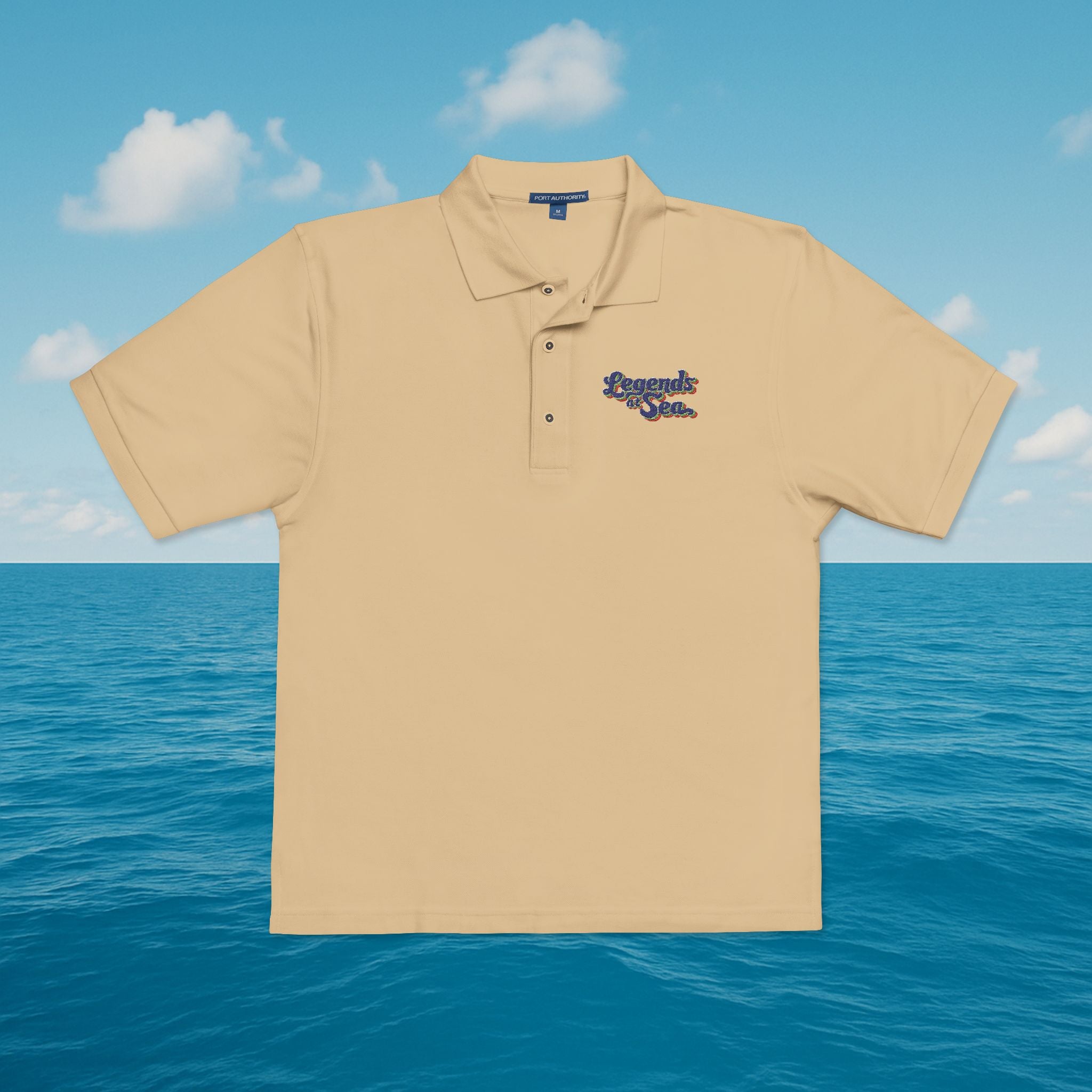 Legends at Sea Embroidered Unisex Polo Shirt