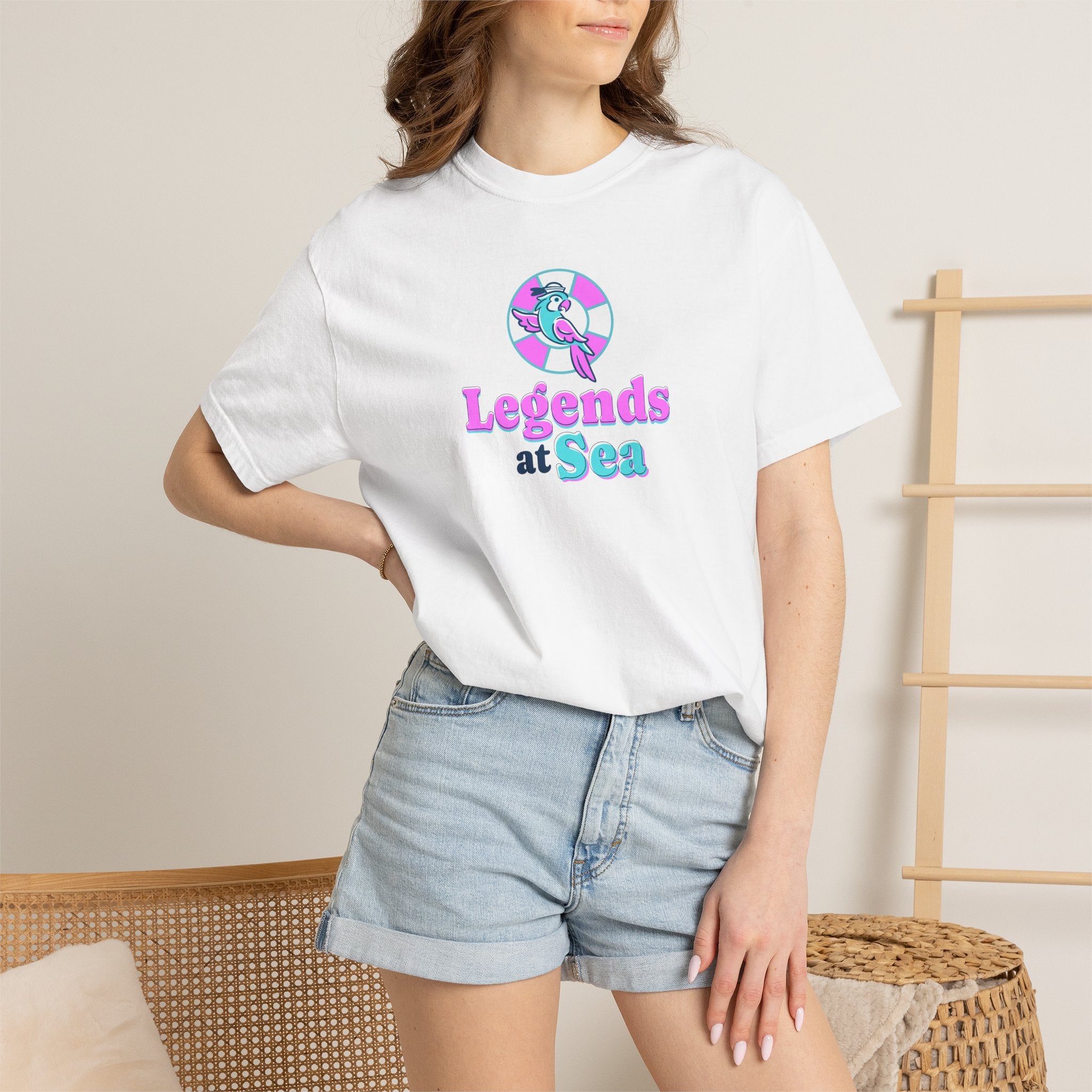 Legends at Sea T-Shirt — Retro Beach Graphic Tee