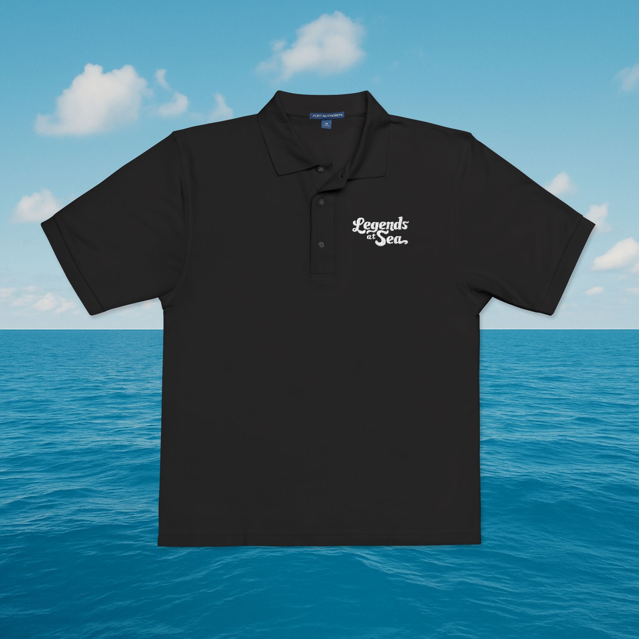 Legends at Sea Embroidered Unisex Polo Shirt