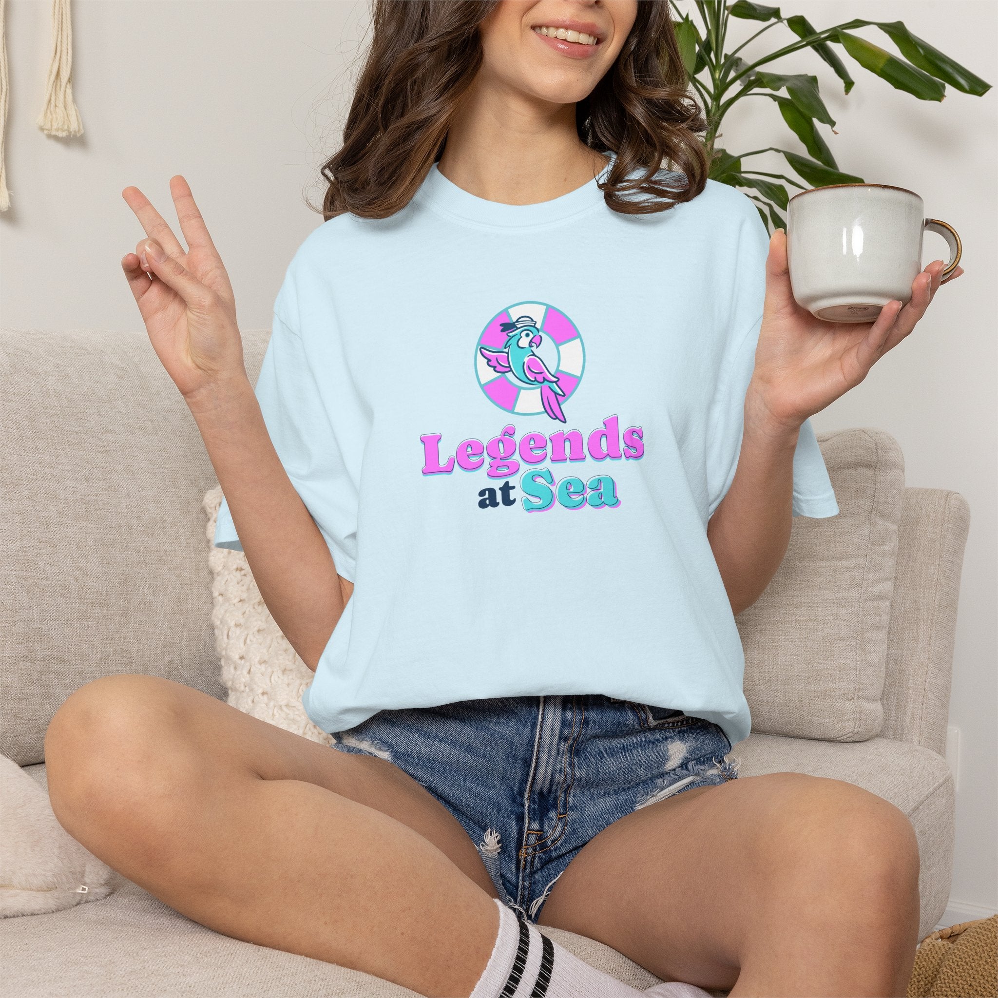 Legends at Sea T-Shirt — Retro Beach Graphic Tee