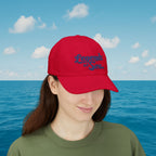 Legends at Sea Retro Script Embroidered Cotton Cap
