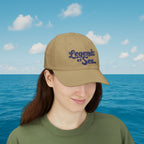 Legends at Sea Retro Script Embroidered Cotton Cap
