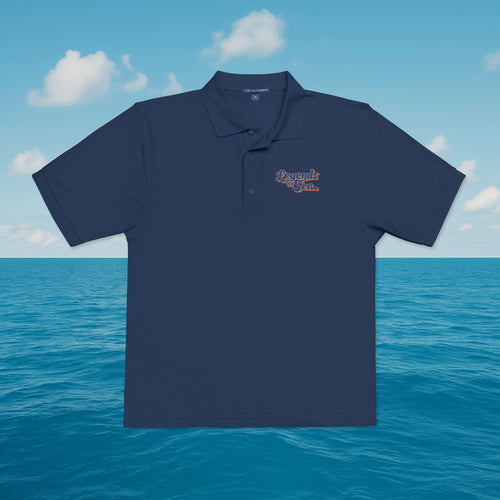 Legends at Sea Embroidered Unisex Polo Shirt