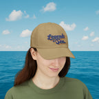 Legends at Sea Retro Script Embroidered Cotton Cap