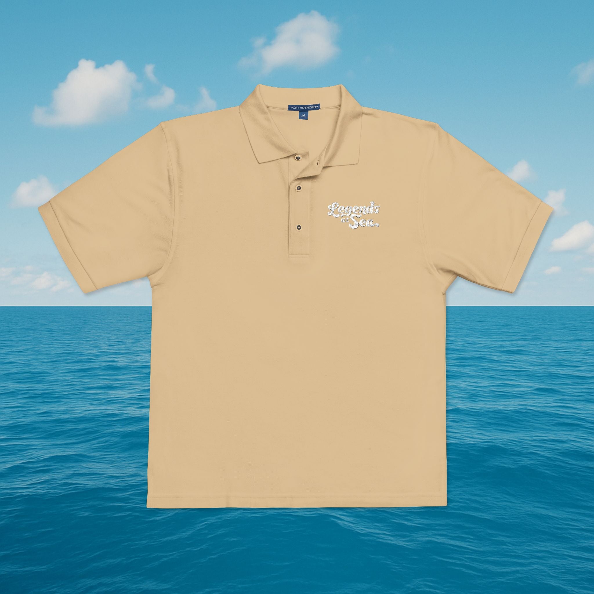 Legends at Sea Embroidered Unisex Polo Shirt