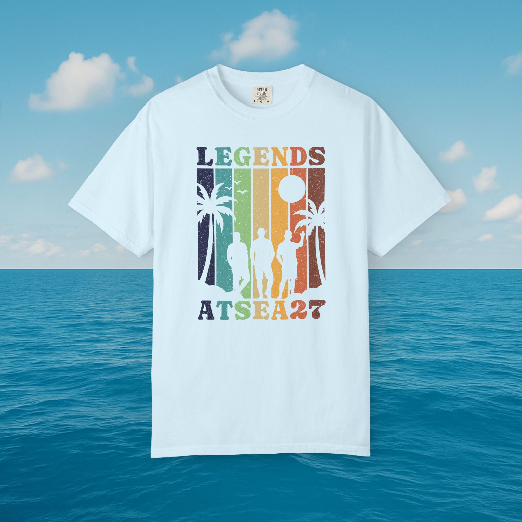 Legends at Sea Retro Sunset Trio T-Shirt