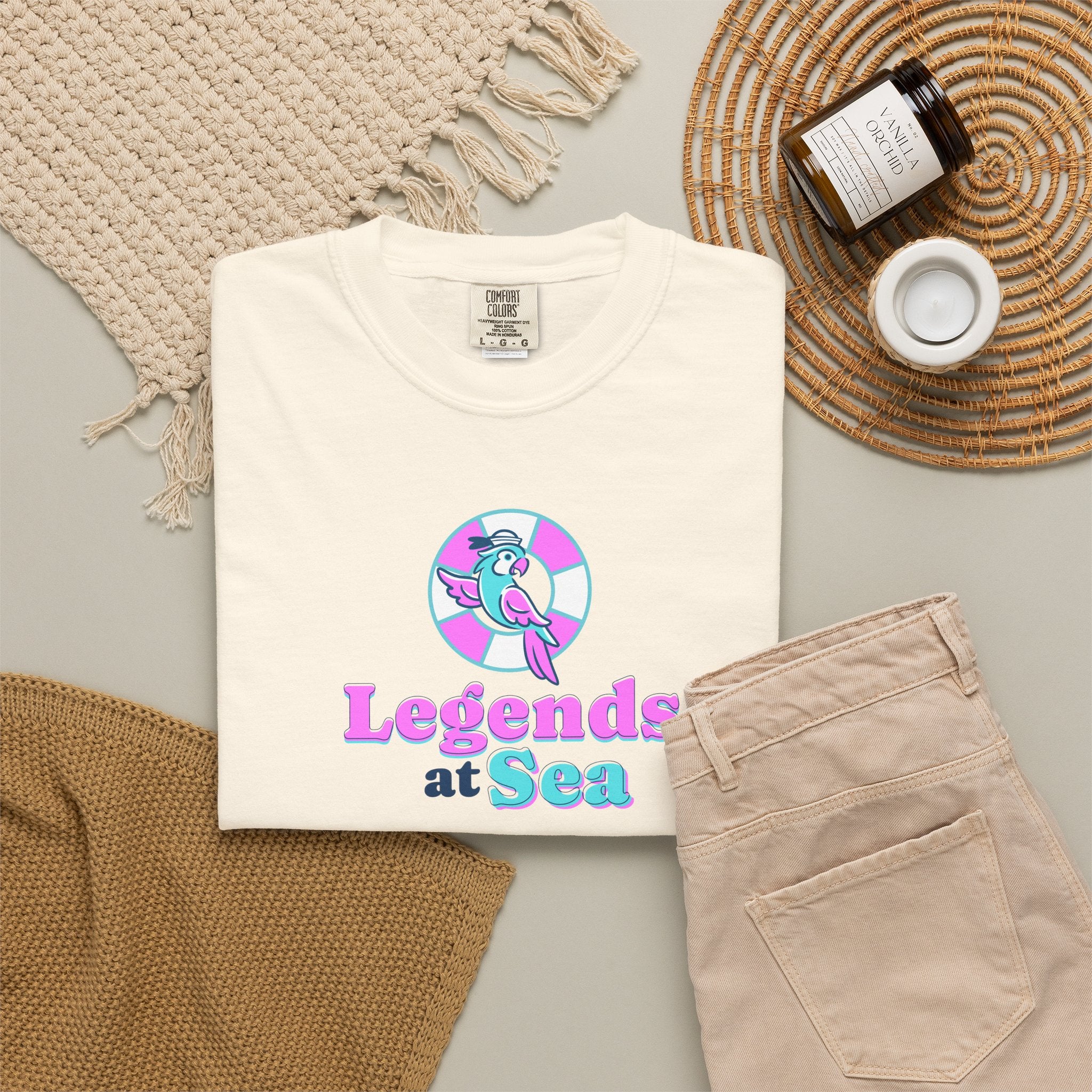 Legends at Sea T-Shirt — Retro Beach Graphic Tee
