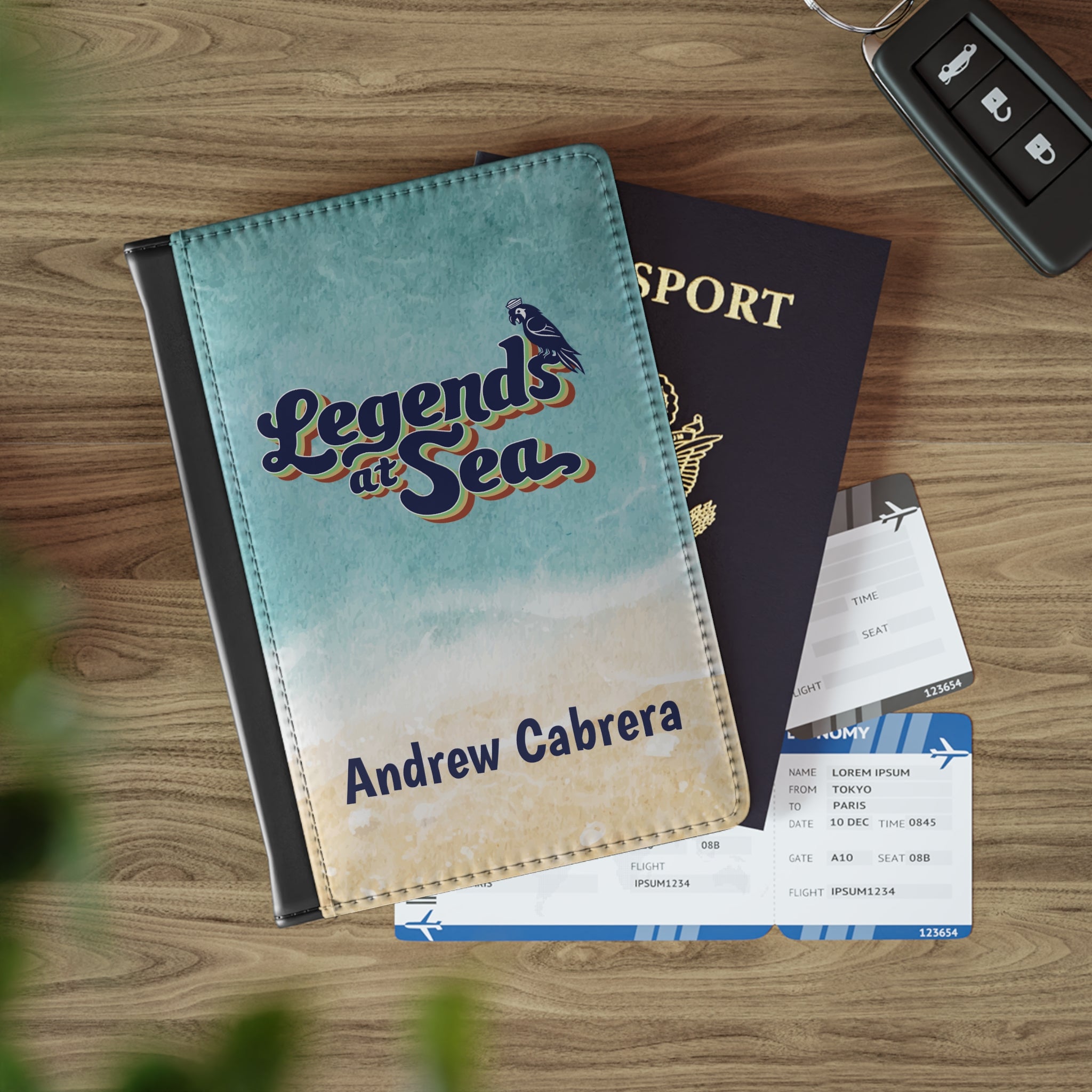 Legends at Sea Personalized Passport Cover