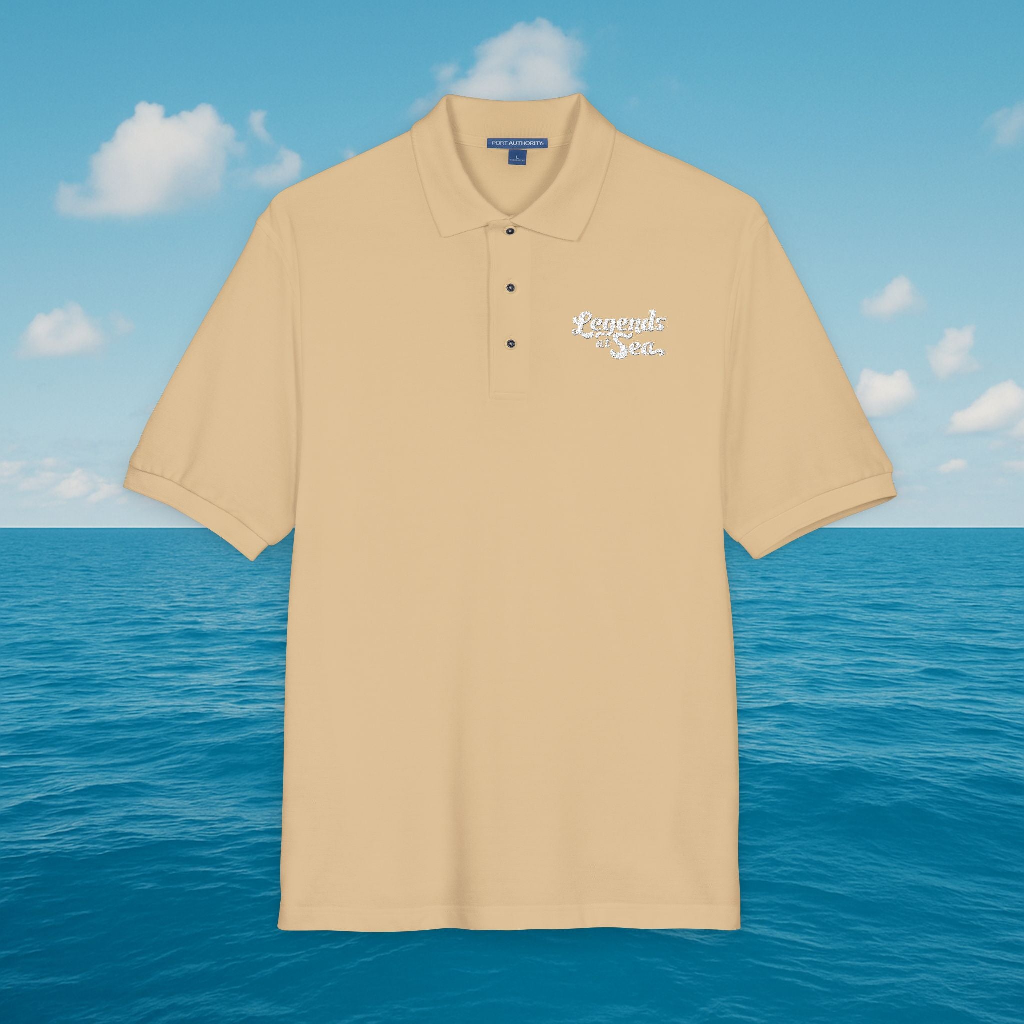 Legends at Sea Embroidered Unisex Polo Shirt