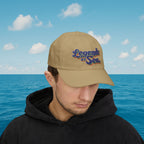 Legends at Sea Retro Script Embroidered Cotton Cap