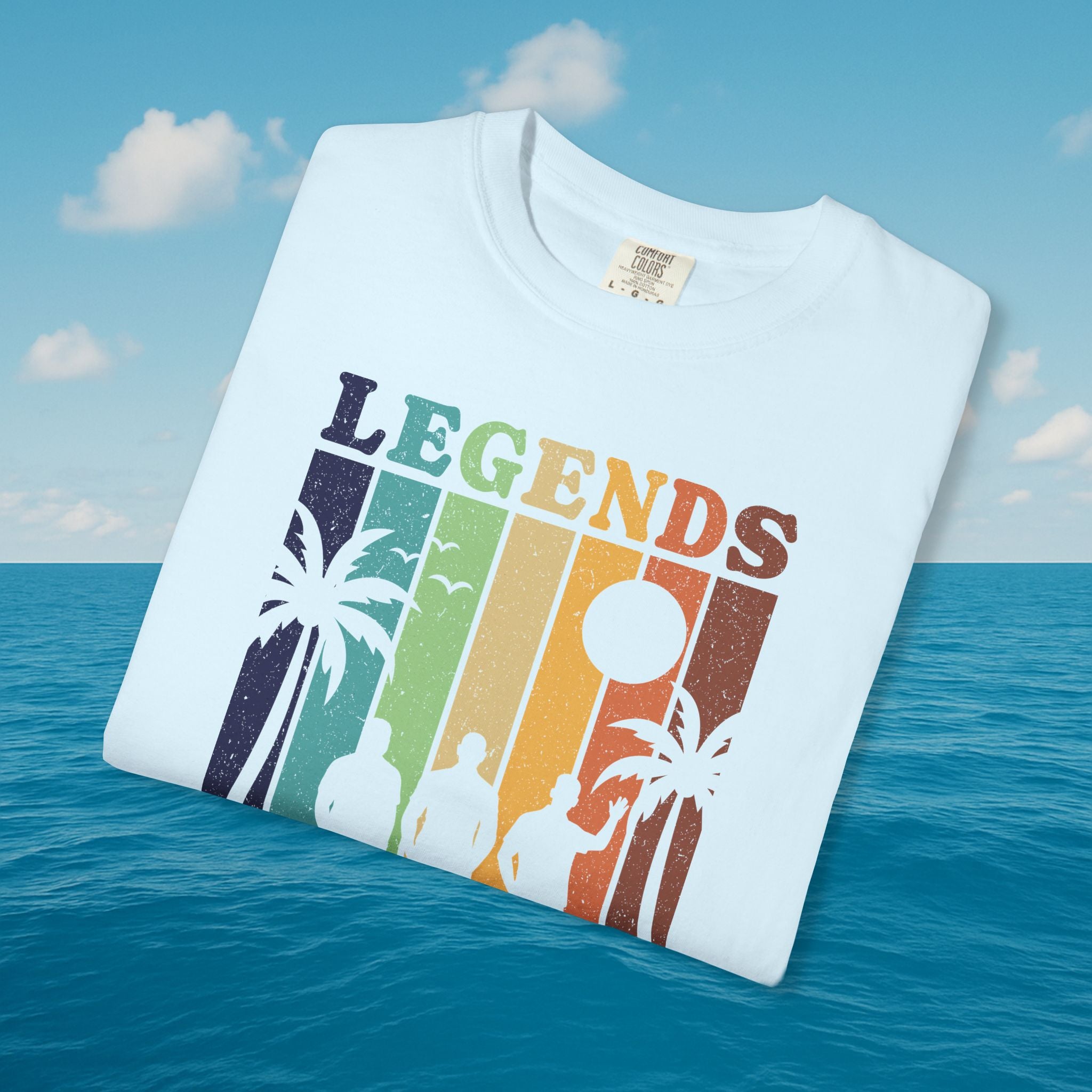 Legends at Sea Retro Sunset Trio T-Shirt