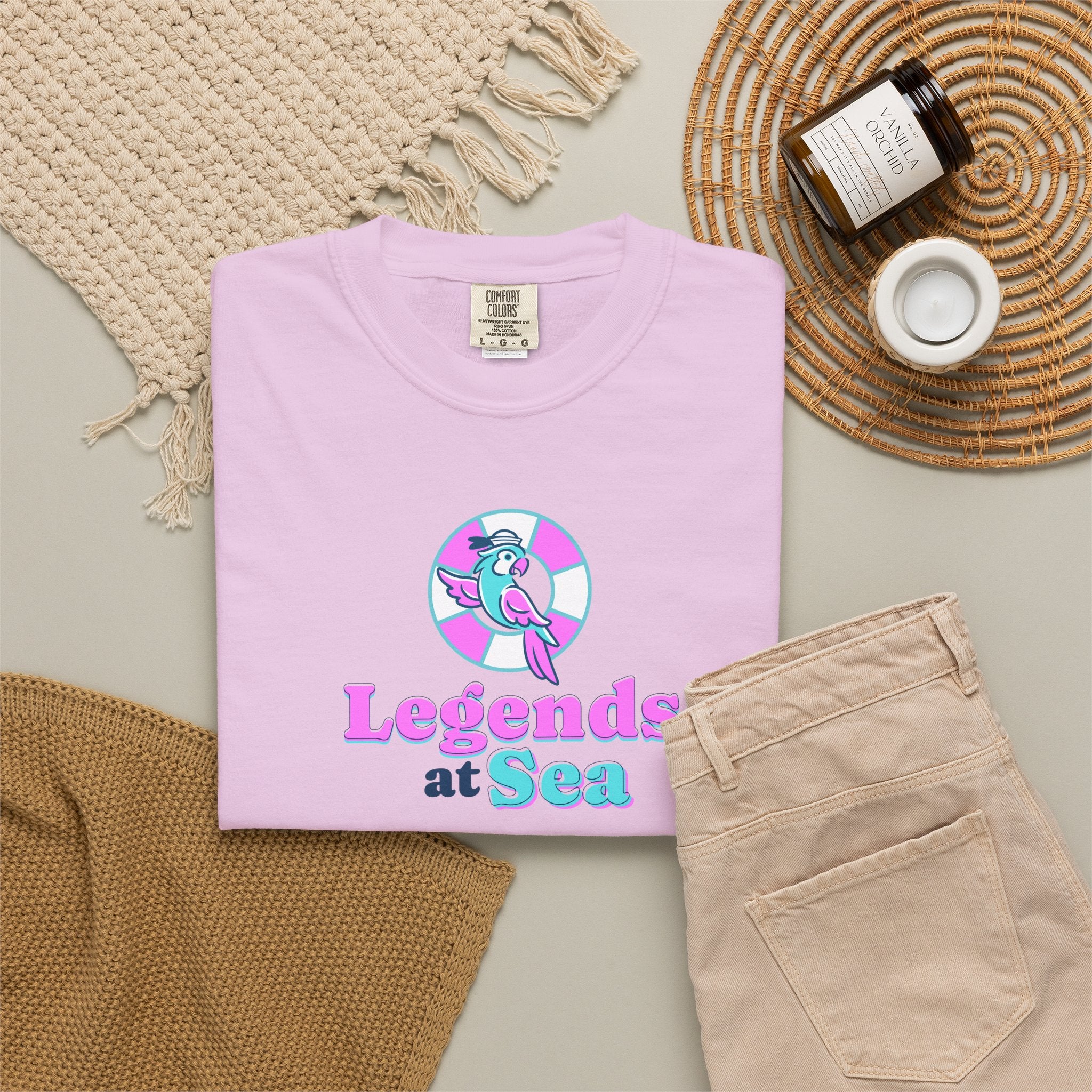 Legends at Sea T-Shirt — Retro Beach Graphic Tee