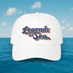 Legends at Sea Retro Script Embroidered Cotton Cap
